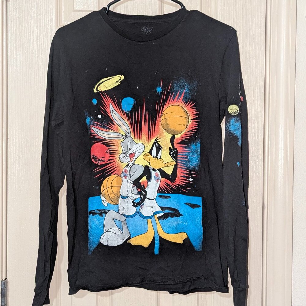Looney Tunes Space Jam Long Sleeve Tee Size S